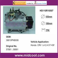 Car A/C COMPRESSOR for CRV L4 2.4 01'>06'