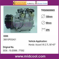 Car A/C COMPRESSOR for Honda Accord V6 2.7L 95'>97'