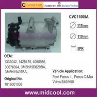CVC Auto AC Compressor for Ford Focus II , Focus C-Max, Volvo S40/V50