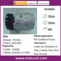 Fiat AUTO A/C COMPRESSOR for Fiat Tipo/Brava/Tempra