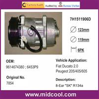 Fiat AUTO A/C COMPRESSOR for Fiat Ducato 2.0 Peugeot 205/405/605