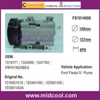 Automotive ac compressor for Ford Fiesta