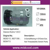 AUTO A/C COMPRESSOR FOR Daewoo Nubira 1.6/2.0