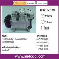 (6SEU12C)AUTO A/C COMPRESSOR FOR Audi A6