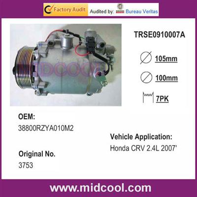 Car A/C COMPRESSOR for CRV 2.4L 2007'