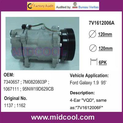 Car Air Condition Compressor for Ford Galaxy 1.9 95'