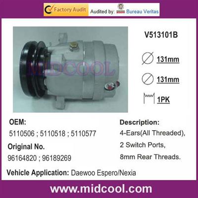 AUTO A/C COMPRESSOR FOR Daewoo Espero/Nexia