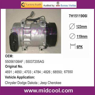 AUTO A/C COMPRESSOR FOR Chrysler Dodge Dakota ; Jeep Cherokee