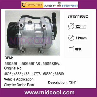 AUTO A/C COMPRESSOR FOR Chrysler Dodge Ram