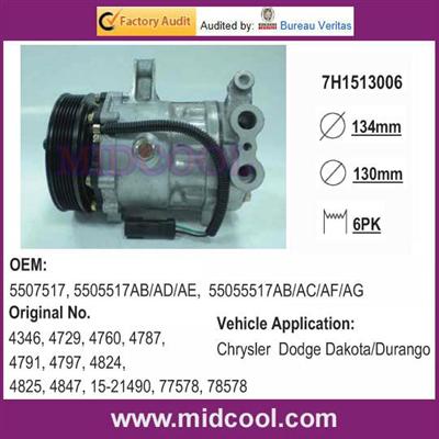 AUTO A/C COMPRESSOR FOR Chrysler Dodge Dakota/Durango