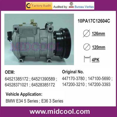 [10PA17C]AUTO A/C COMPRESSOR FOR BWM E34 5 Series ; E36 3 Series