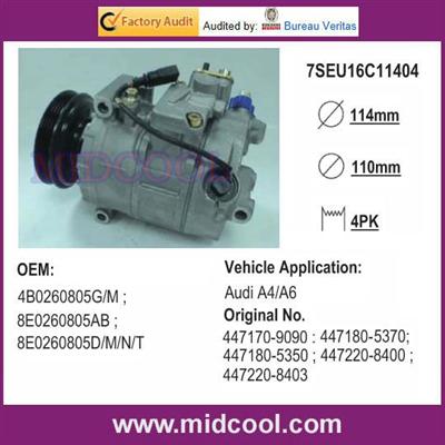 (7SEU16C)AUTO A/C COMPRESSOR FOR Audi A4/A6