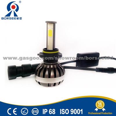 Borsee 2016 New ! Auto LED lights automotive bulb h1 h4 h7 H8 H9 H11 stable 25W 5S Led car bulb headlight h7