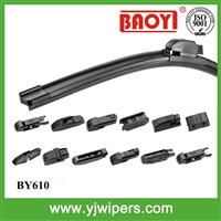 frameless factory car windshield wiper blade with 12 adaptors