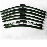 windscreen wiper frameless wiper blade with universal natural rubber
