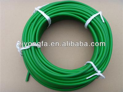 Green flexible silicone hose