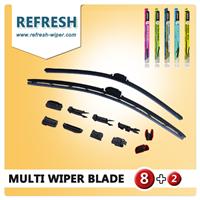 Multi Clips Windshield Wiper Blade With 10 Adaptors