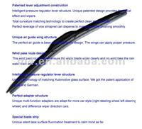 Universal type Frameless Wiper blade