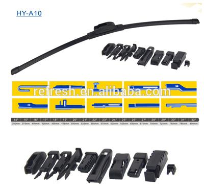 Flat Wiper blade High quality Recommend by Autozone Auto Parts The 1 and Only Windshield Wiper Blade HY-A10