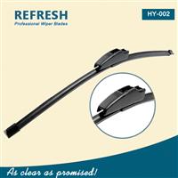 Aerodynamic wiper blade with Clear view wiper blade system