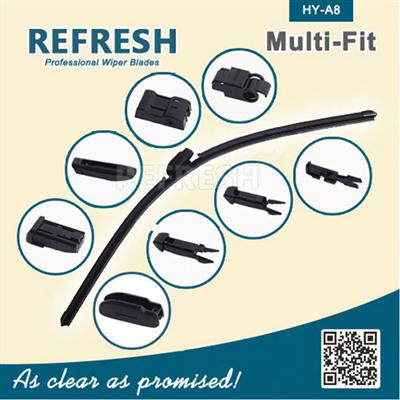 Aftermarket wiper blade private label on wiper blade customized package provided Multi Clip Wiper blade