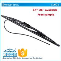 Good quality rivet type 1.0mm thickness frame wiper with nozzle