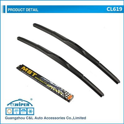 universal type car three section wiper blade excellent wiping for Japanese cars