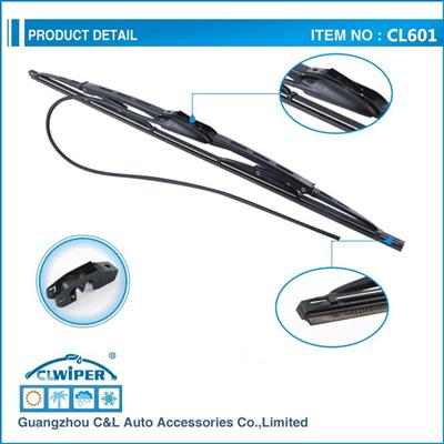 CL601 rubber refilles manufacturers wiper blade with nozzle