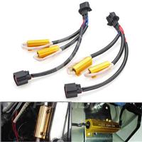 HID Conversion Kit Error Free H13 Load Resistor Wiring Harness Adapter (2 Pieces)