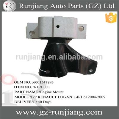 New Products!! OEM NO.6001547893 auto engine mounting for RENAULT LOGAN 1.4l/1.6l 2004-2009