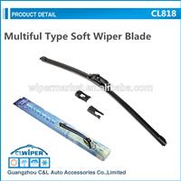 Multiful Soft Windshield Wiper Blade with Rubber Refill for Different Wiper Arms