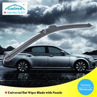 CL611 auto flat wiper blade with nozzle for Samand 18''/24'' Iran market