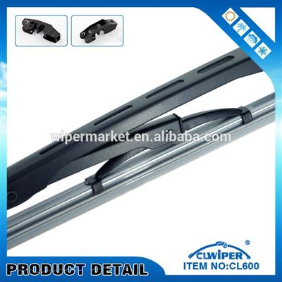 Auto Wipers 1.0mm Thickness Frame Wiper Blade Rivet Type