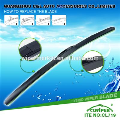 car wiper blade type hybrid wiper blade uinversal for most cars