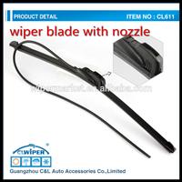 Excellent wiping car accessories nozzle wiper blades