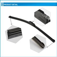 Long durable,good wipping white windshield wiper