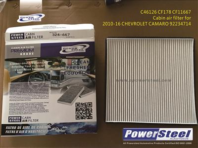 Cabin Air Filter # 92234714, 24014