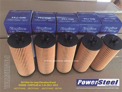 Oil Filter # 68079744AA, MO744 , CH10955