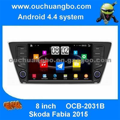 Ouchuangbo Car Radio Stereo Gps Navi Android 4.4 System For Skoda Fabia 2015