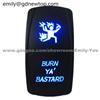 12V 20AMP Red Marine Rocker Switch On-Off-On