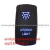 12V Boat Carling Style Blue Rocker Switch SPST ON-OFF LED Light Waterproof