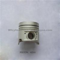 6D16 Aluminum Piston