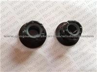 Titanium 12 Point Flange Nylon Lock Nut