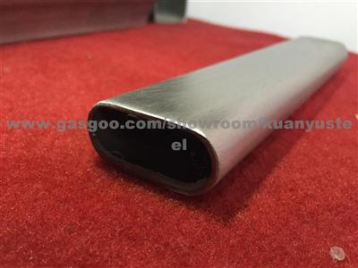 Foshan 316 Stainless Steel Flat Sided Oval Tube Price Per Ton