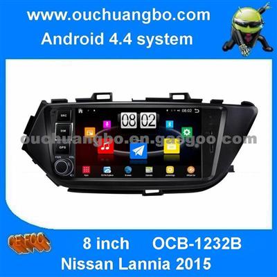 Ouchuangbo Wholesale Pure Android 4.4 Big Touch Screen Car Dvd Radio For Nissan Lannia 2015