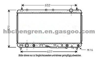 Aluminum Radiator For TOYOTA CAMRY IV With OE 164000A050/164000A060/1640020090( DL-B040A)