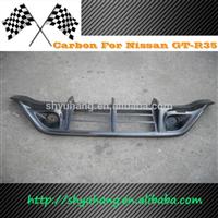 For Skyline R35 GTR Wald Style Carbon Fiber Rear Bumper Diffuser Addon