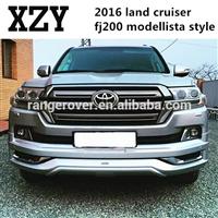 for 2016 land cruiser fj200 modelista style bumper body kit for new land cruiser