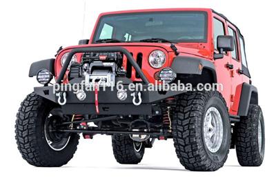 Jeep Wrangler JK Offroad Front Bumper with LED Lights