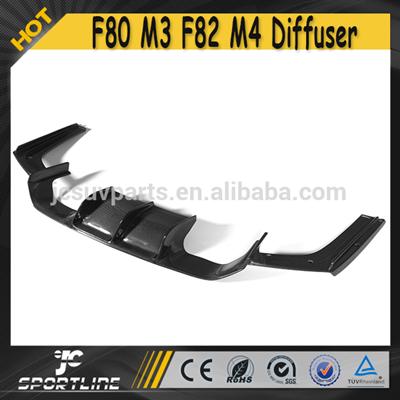 F80 M3 F82 M4 V Style Carbon Fiber Rear Lip Diffuser for BMW 4series 14UP